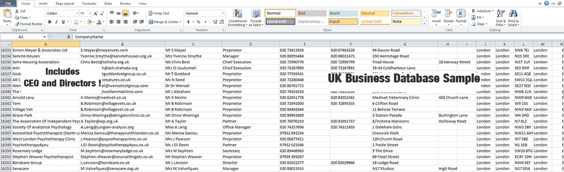 100k GERMANY Companies Business database 2020 with emails 